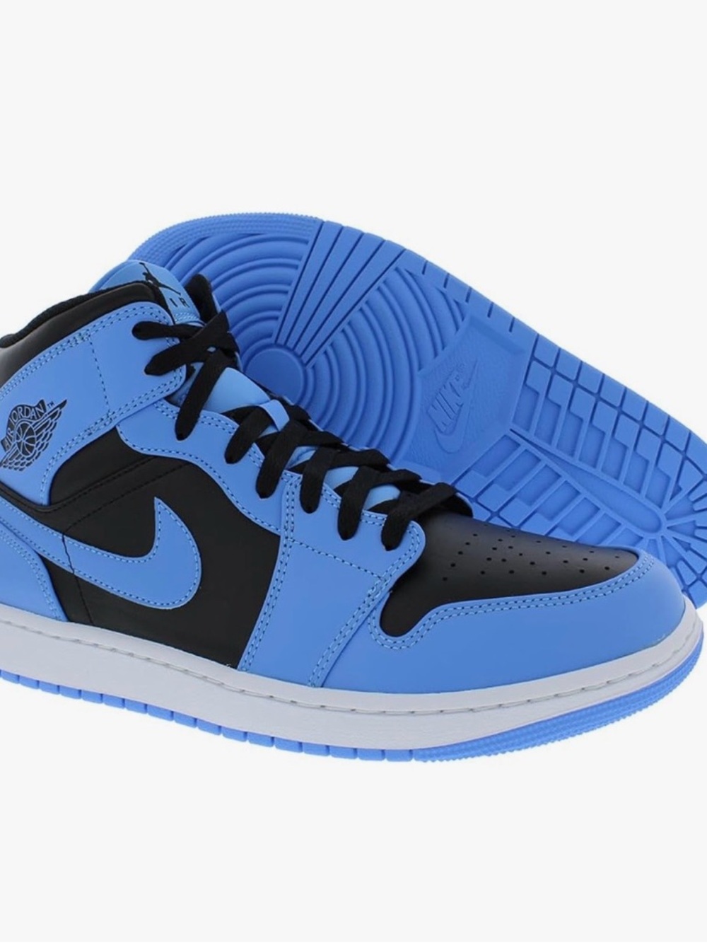 NWT NEW IN BOX Air Jordan 1 Mid Mid-Top High Top Sneakers Nike Blue Black 12